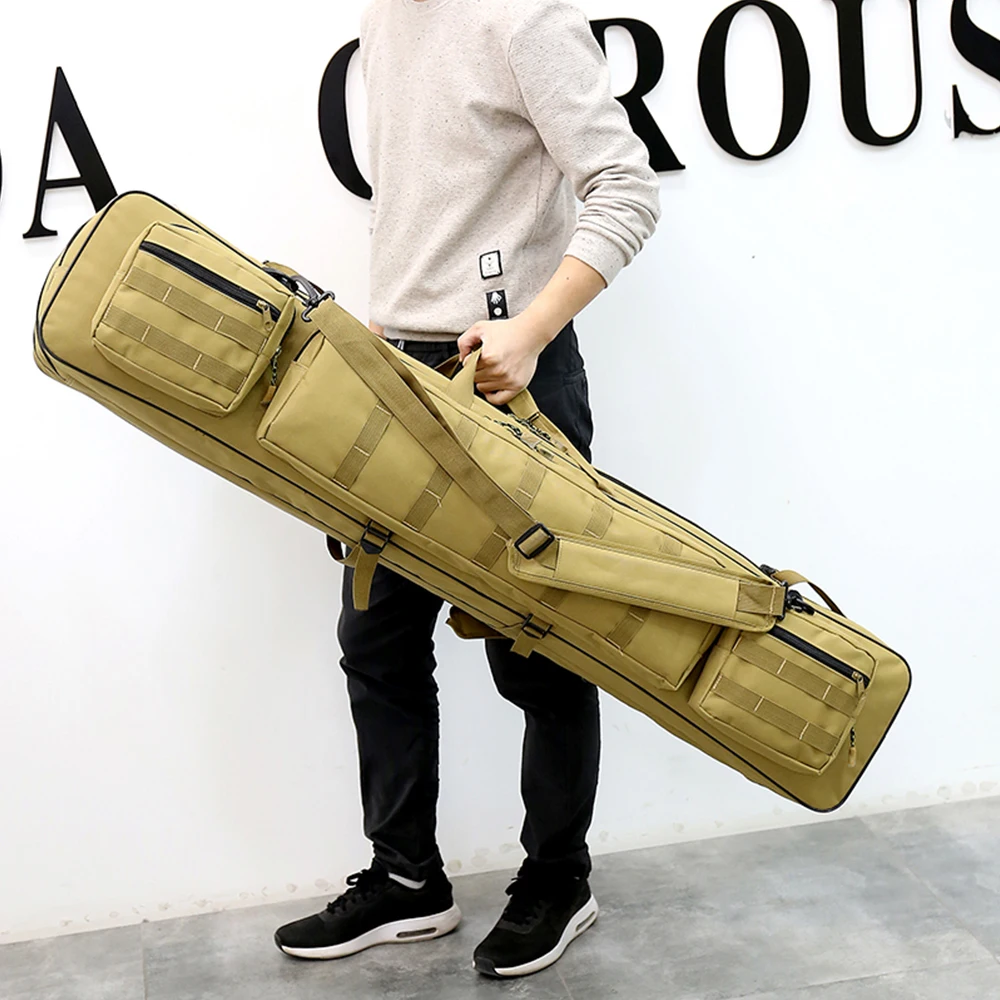 Bolsa de pesca Oxford de 3 capas para hombre, bolso de hombro para caña de pescar, mochila para aparejos, bolso para deporte al aire libre, 80cm/100cm/120cm, XA234G - imagen 2