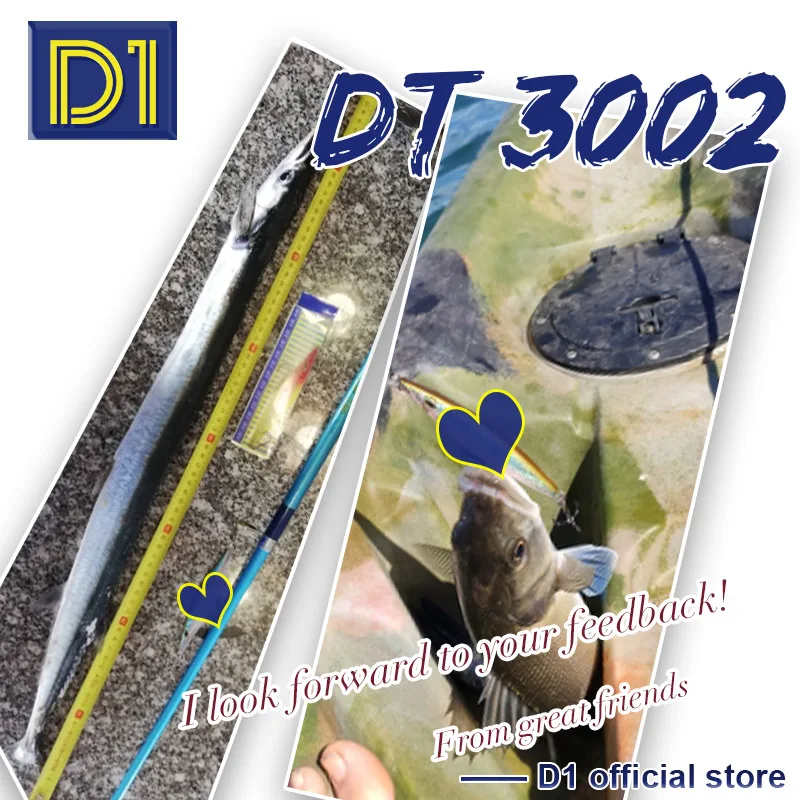 Cebo de pesca con lápiz D1, accesorio de pesca WTD Topwater, señuelo de 110mm, 90mm, 130mm de fundición larga, Wobbler, lubina, trucha para pesca - imagen 3