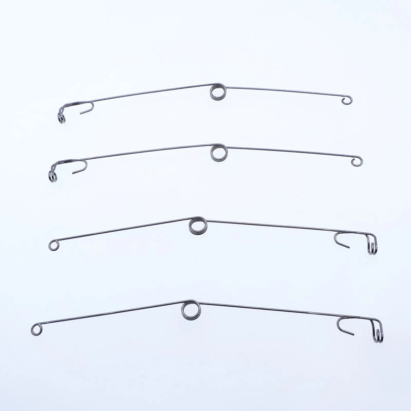 Dispositivo de pesca automático para acampada, gancho de eyección de resorte, de acero inoxidable, Universal, herramienta de anzuelo, artefacto, 5 uds. - imagen 2