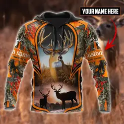 Sudadera con capucha personalizada ciervo 3D impreso - Unisex KJ553