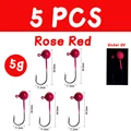 5pcs rose 5g