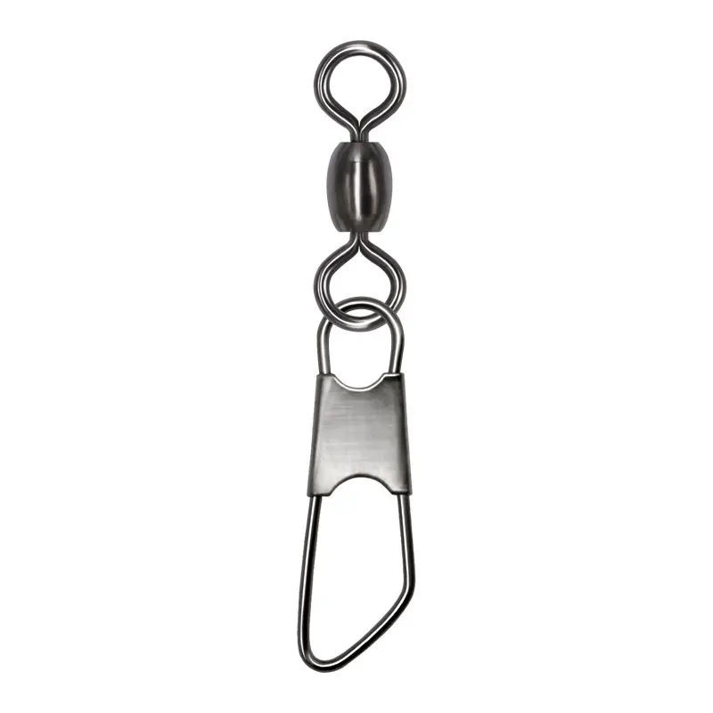 DNDYUJU-anzuelos giratorios de pesca, anillos sólidos de acero inoxidable, anzuelos giratorios de grúa, aparejos de señuelo para accesorios de pesca, herramientas, 10 piezas