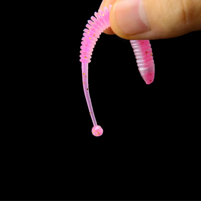 Señuelo de Pesca Artificial, cebo suave de 8cm, Swimbait, Cola gruesa, gusano, calamar, Isca - imagen 2