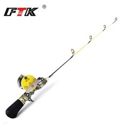 Fish King Caña hielo de resina portátil para pesca deportiva en hielo