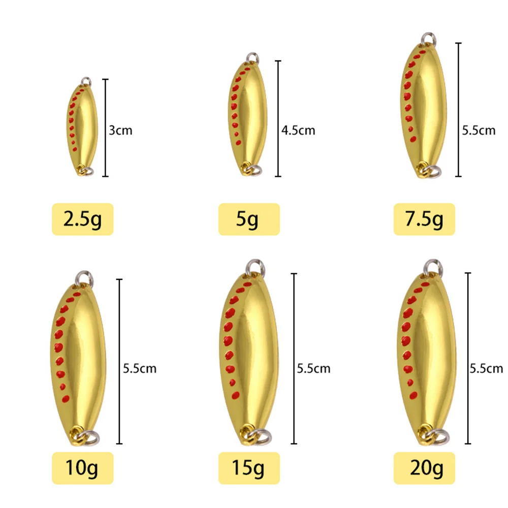 1 Uds cuchara giratoria de Metal señuelo de pesca de trucha cebo duro lentejuelas ruido Paillette cebo Artificial pequeños lentejuelas duras Spinner de plumas - imagen 4