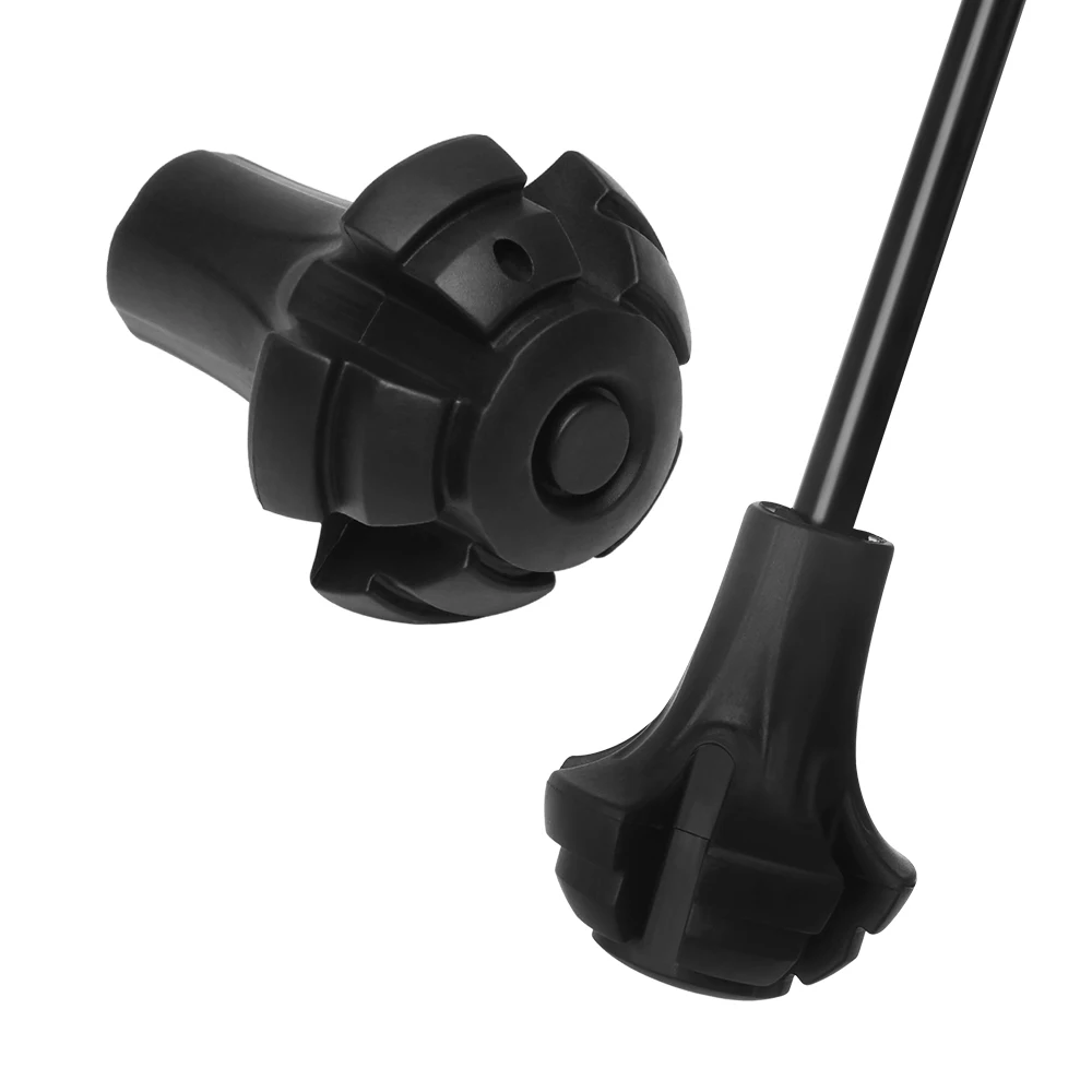 Bastón nórdico negro para caminar, muleta de estilo nórdico, 9 estilos, accesorios para senderismo, novedad de 2021, gran oferta, 1 unidad - imagen 2