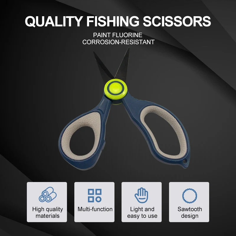 ESFISHING-tijera multifuncional compacta para pesca, cortador de pescado, herramientas de pesca - imagen 2