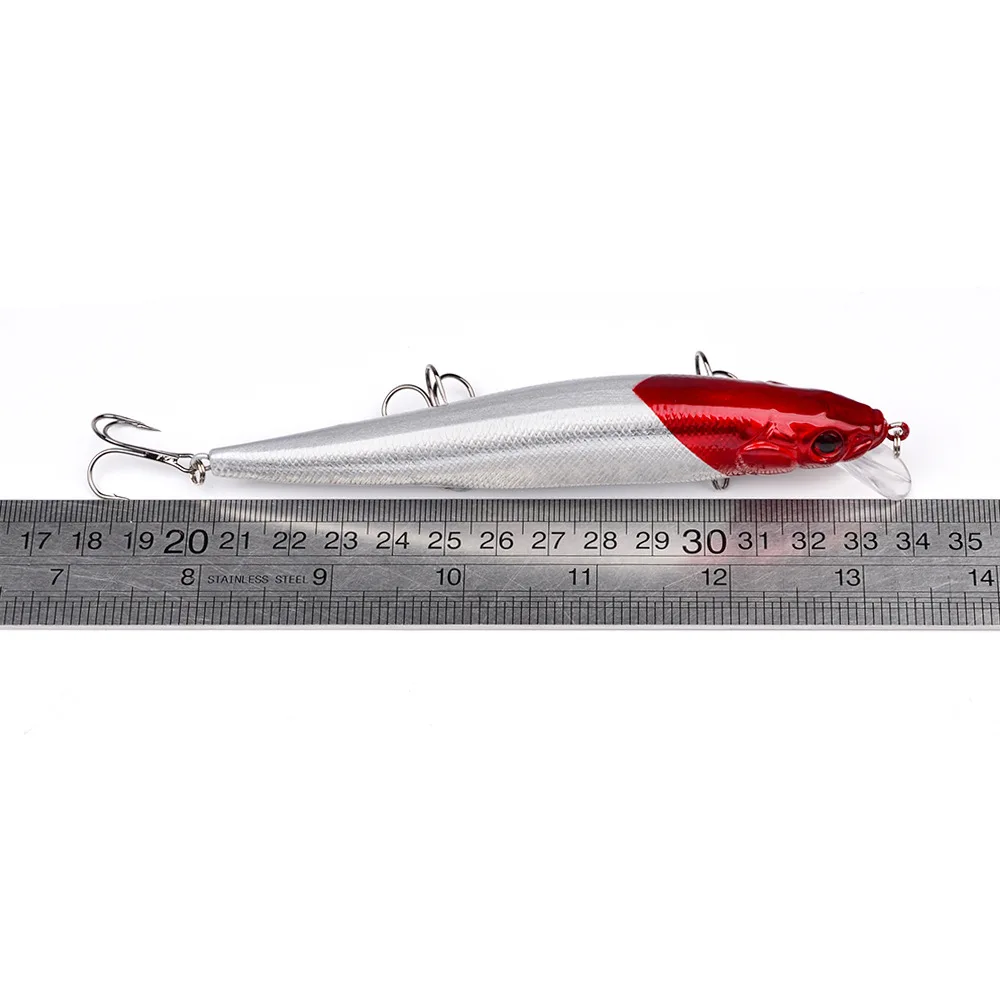 Cebo biónico de plástico para buceo profundo, cebo vibratorio de 14cm y 23g, 1 unidad