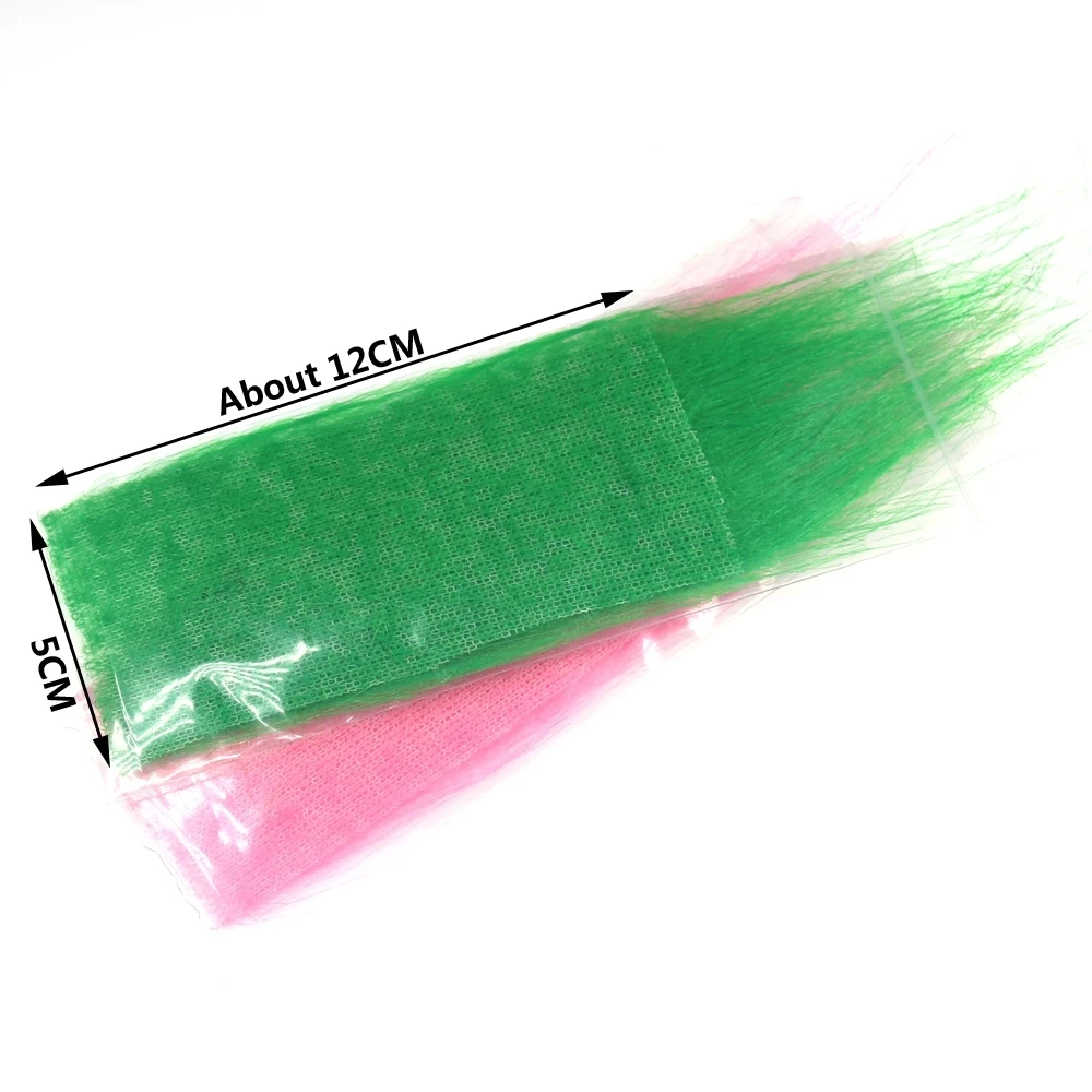 Wifreo-atado de moscas de fibra larga, Material de atado de moscas, para cebo, cola de ala, fibra sintética suave, Furable, 10 paquetes - imagen 3