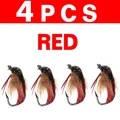 4pcs red