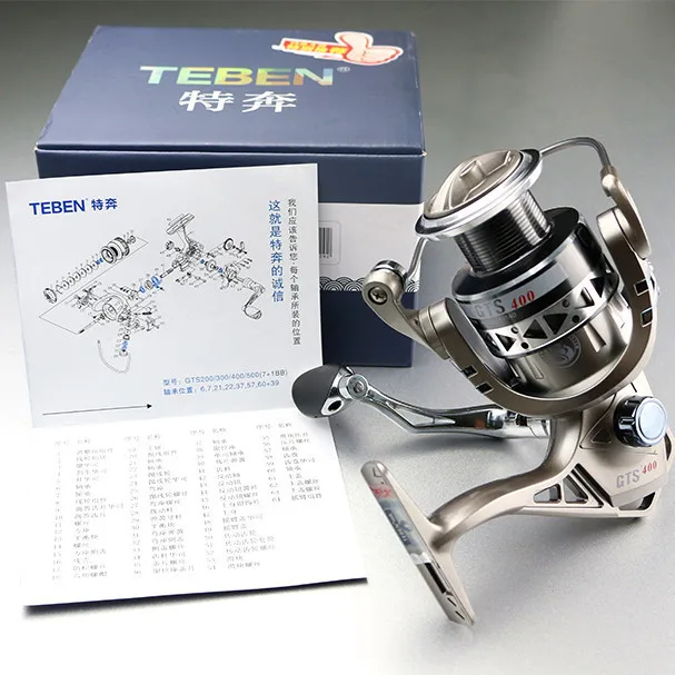 Carrete GTS 13+1BB 5.5:1 – Cuerpo de aluminio con rodamientos - imagen 4