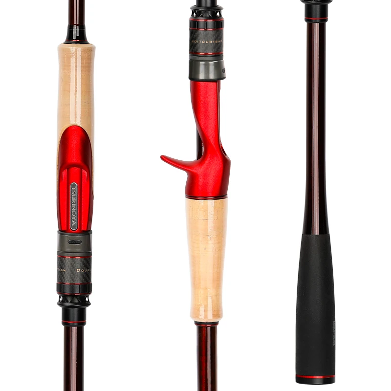 TSURINOYA caña ligera inspiración 2,21 m 2,28 m 2,36 m fundición giratoria L ML M caña de pescar de lubina guía de carbono FUJI SIC - imagen 5