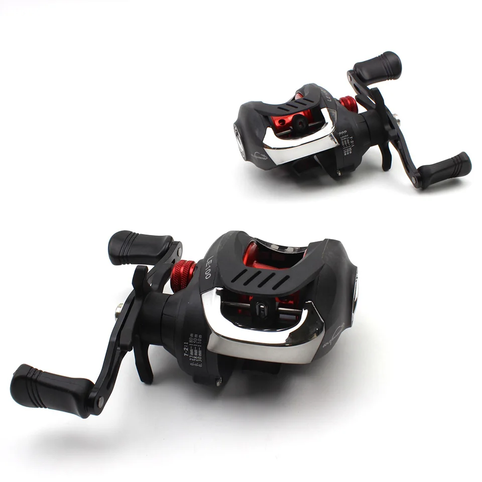 Carretes de fundición de alta velocidad para pesca, carrete de pesca Baitcasting de mano izquierda derecha, con Sistema De Freno magnético - imagen 3
