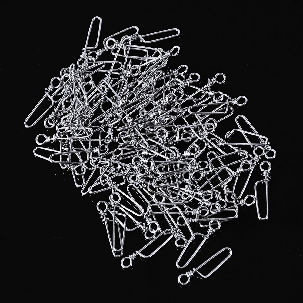 Barril de pesca con cierre de costa, accesorio giratorio de seguridad, 17mm-46mm, 0 #-6 #, 100 Uds. - imagen 5