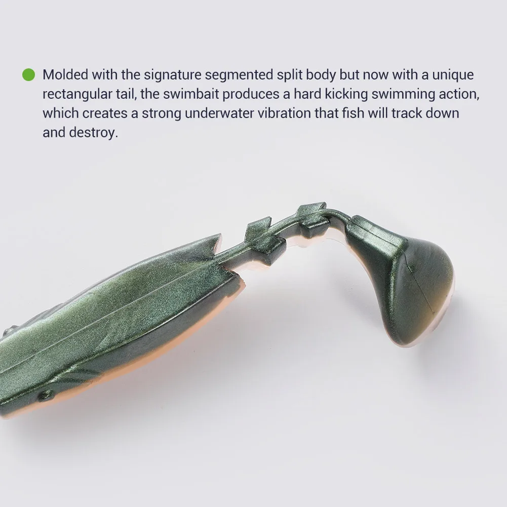 Bassland-señuelo suave de 55mm, 75mm, 85mm, cebo de silicona, Wobblers artificiales, carpa, Lucio, aparejos de pesca, Leurre Souple - imagen 3