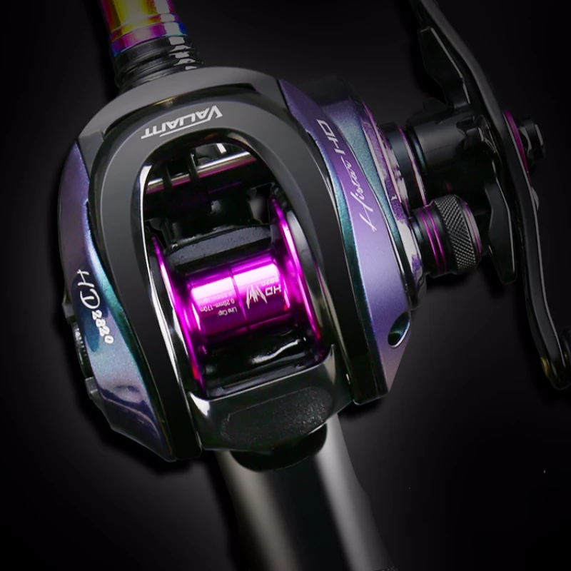 Rueda De Baitcasting 8,0: 1, línea De Pesca antipesca De alta velocidad, freno magnético anudado, 8KG, carretes De Pesca superligeros - imagen 4