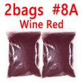 2 bags Wine Red 8A