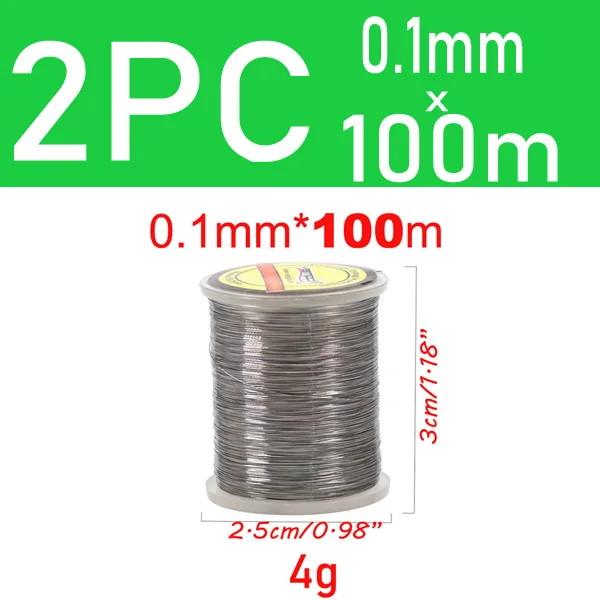 0.1mm x 100m 2pcs