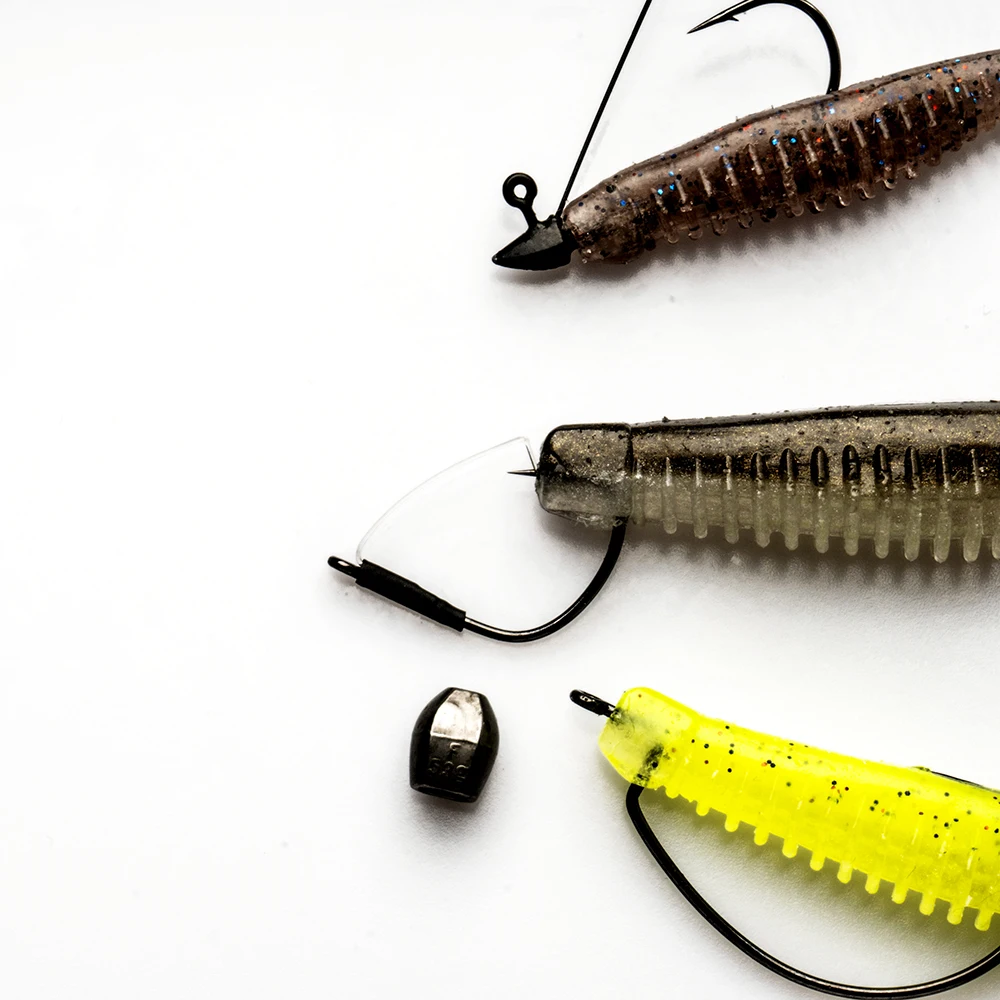 Ravencraft 2,2/2,7/3,2/3,7 pulgadas cola de paleta señuelo suave Wobbler señuelos de lubina trucha Swimbait cebos MADFRY aparejos de pesca - imagen 5