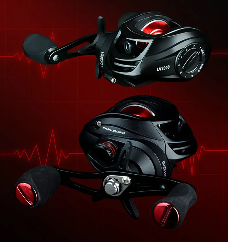 Experimentar precisión y potencia con el carrete de pesca LV2000