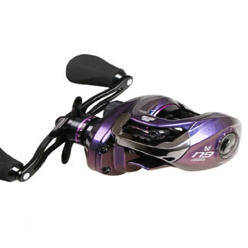 Carretes de carbono de alta velocidad para Pesca de carpa, aparejos de Pesca impermeables, 9BB, 6,0 KG, arrastre máximo 6,5: 1 - imagen 2