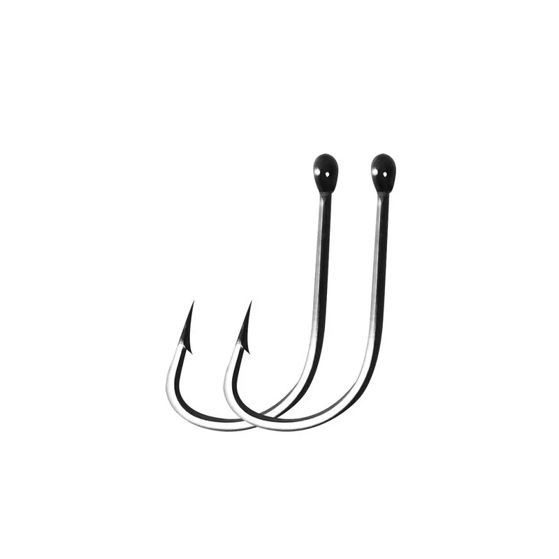 1000 unids/lote de pesca de anzuelos circulares con púas, de acero al carbono, para pesca salvaje, de carpa, para pesca, vissen - imagen 2