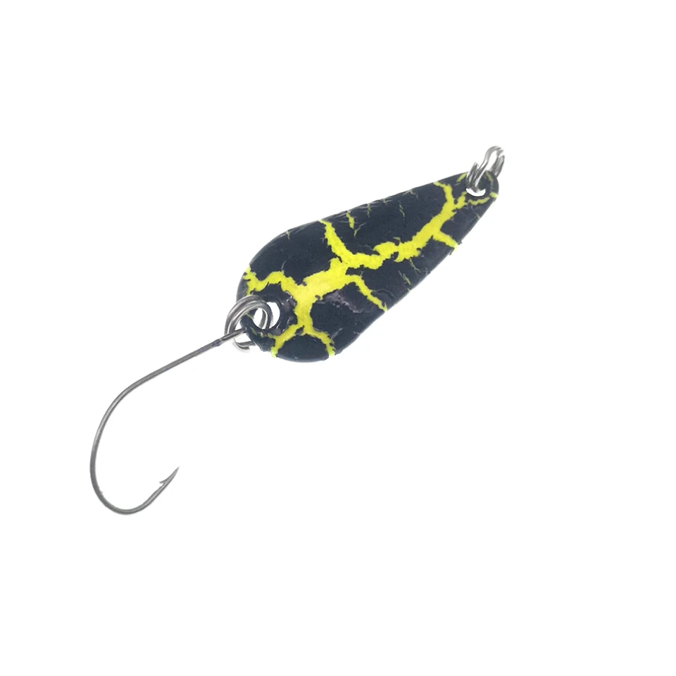 Kit de señuelos de cuchara de Pesca, 5 unids/bolsa, anzuelos pequeños, ligeros, de alta calidad - imagen 2