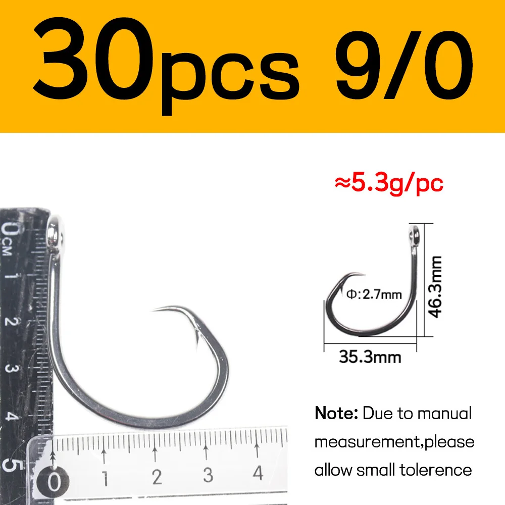 30pcs size 9-0