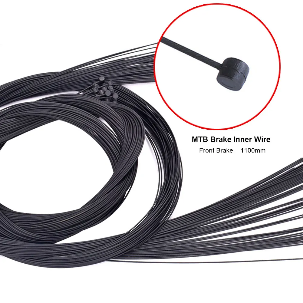 Cable de cambio de marchas recubierto para bicicleta de montaña, accesorios de ciclismo, para freno delantero y trasero, 10 unidades - imagen 4