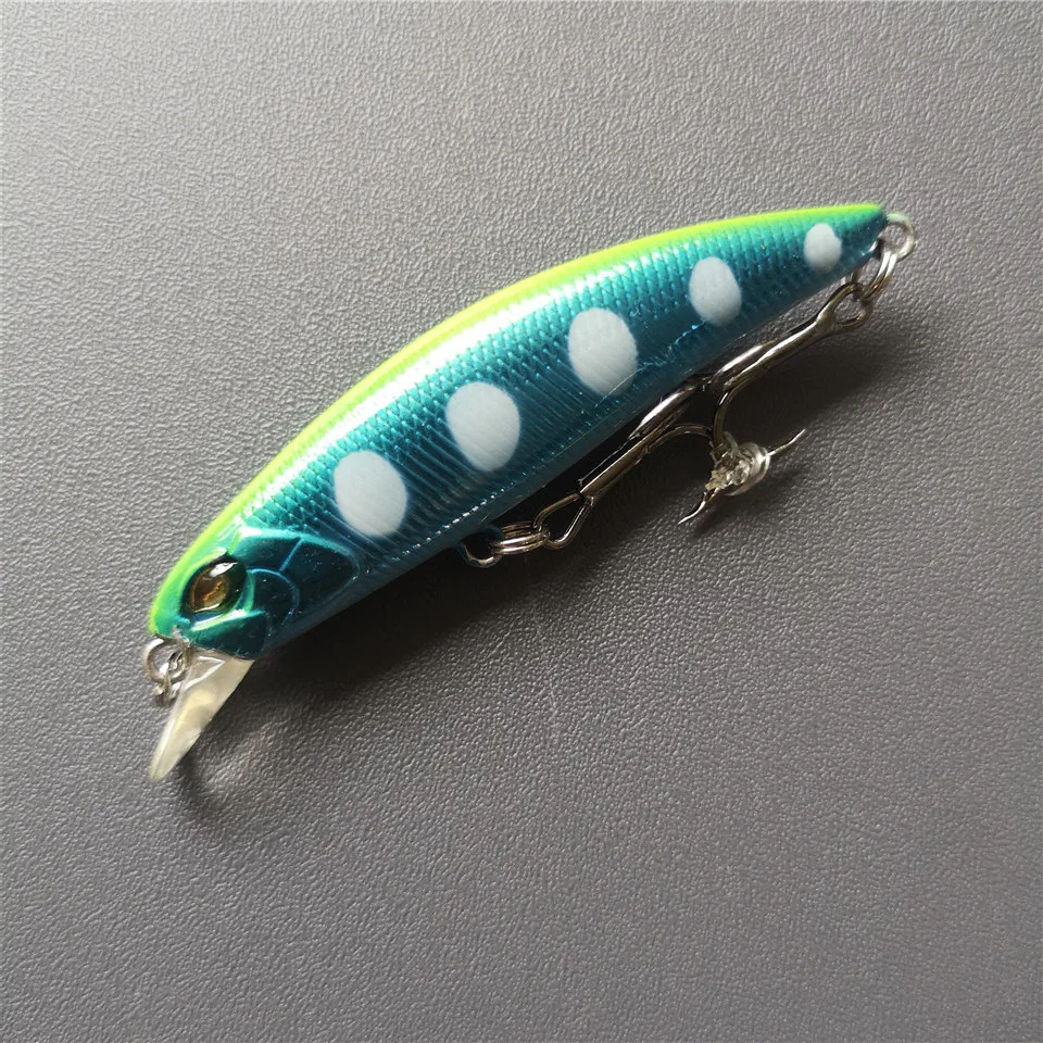 Señuelo de pesca Mini Minnow que se hunde, 60S, 6,5g, 60mm, cebo de manivela, modelo Wobbler, Bits duros - imagen 3