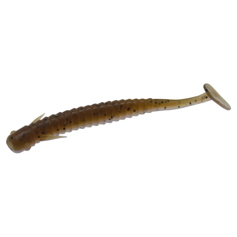 Señuelos artificiales de pesca simulación Loach tierra gusano cebo suave 8cm 2g cebos de gusano lote 6 piezas - imagen 4