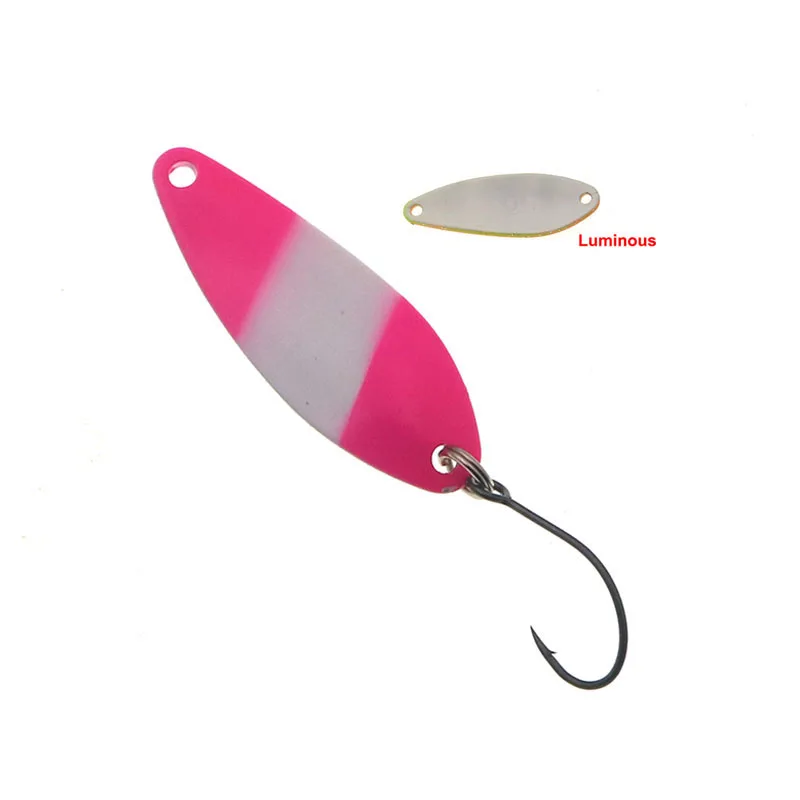 HISTOLURE-señuelo cuchara de pesca, 5g, 40mm de largo, cebo giratorio de Metal de fundición, cuchara para trucha, plantilla, aparejos de pesca Swimbait - imagen 5