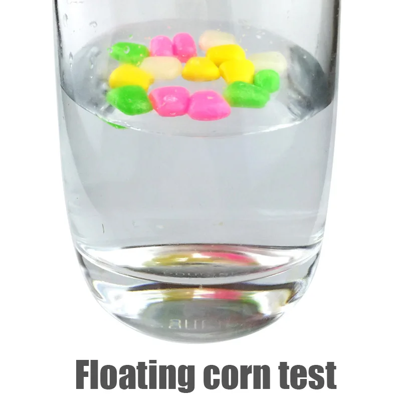 100 unids/lote de cebos flotantes de pesca de maíz, señuelo suave saborizado de hierba, cebo de carpa de olor cremoso, cebo de plástico suave de silicona Artificial - imagen 3