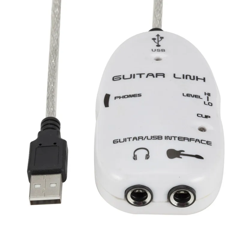 Gran oferta Cable de Guitarra adaptador de interfaz de enlace USB de Audio MAC/PC accesorios de grabación de música para reproductores de Guitarra regalo al por mayor - imagen 4