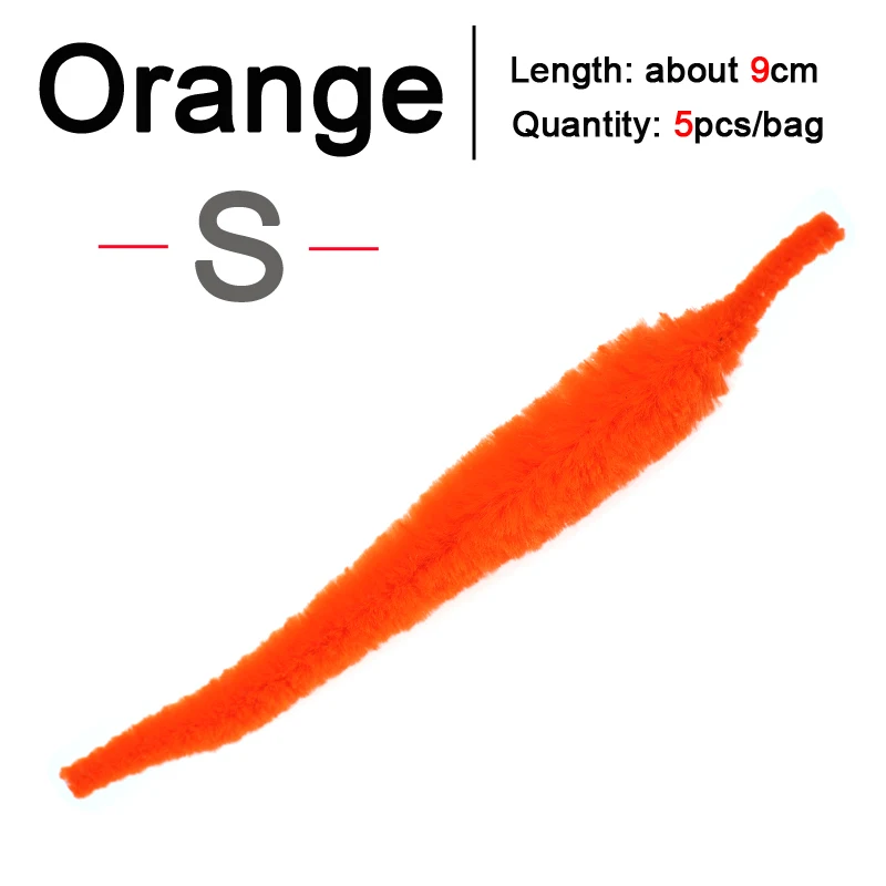 S 5PCS Orange