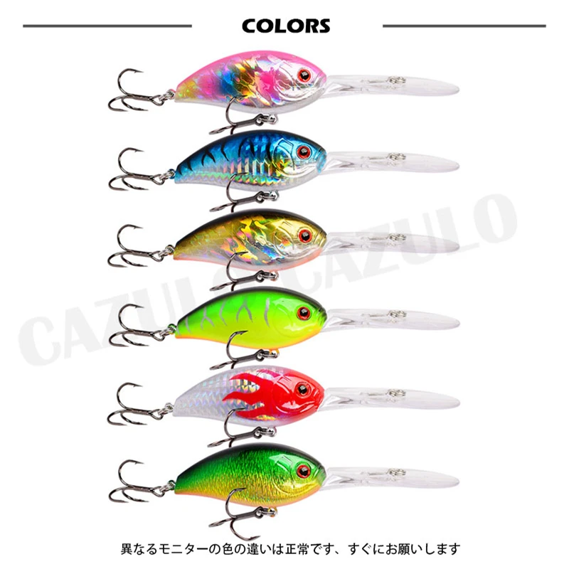 Crankbait-señuelo de Pesca Artificial, anzuelo flotante de 18,5-1,8 m, Isca, 3,6g, 11cm - imagen 3