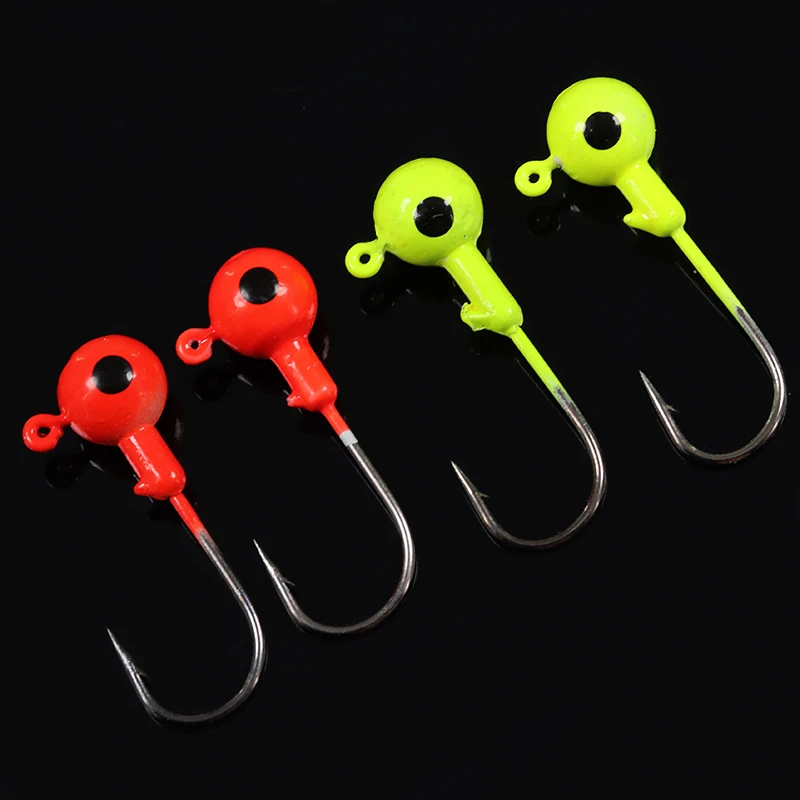 Gancho de cabeza de fijación de 50 piezas, abrazadera de cebo suave, gancho de cabeza de plomo, perca, aparejos de pesca de carpa, accesorios de pesca - imagen 3