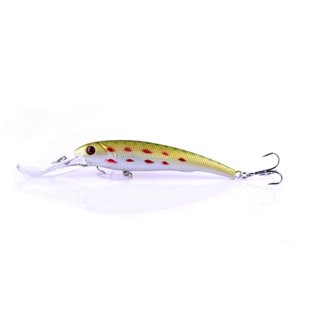 Señuelos de Pesca de pececillos grandes, cebo Artificial Wobbler para nadar, buceo, ojos 3D, 16,5 cm, 29g, 1 unidad - imagen 5
