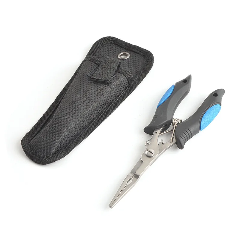 Alicates de pesca de acero inoxidable, tijeras de línea de pesca, pestillo de acero inoxidable, herramientas de pesca, removedor de anzuelos - imagen 4