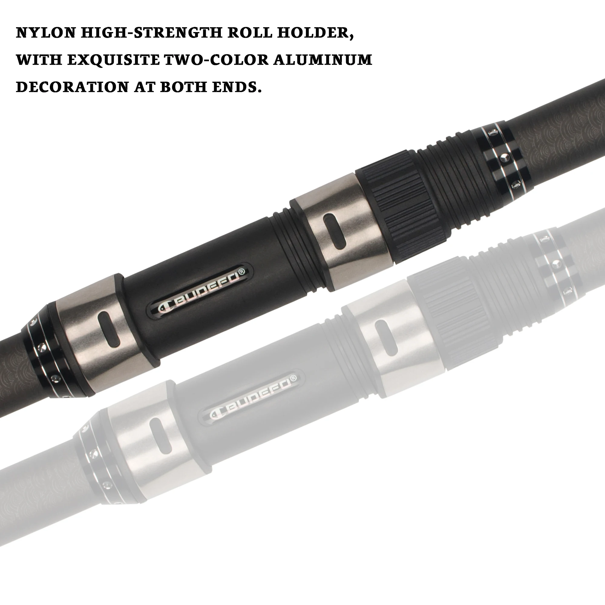 BUDEFO-caña de pescar giratoria telescópica para Surf, accesorio de viaje para carpa de carbono, potencia de 80-3,9g, 4,2/4,5/5,0/5,3/150 m - imagen 4