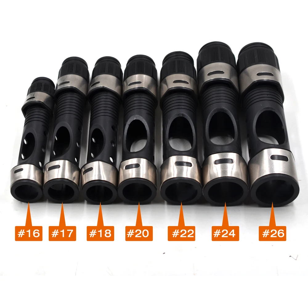 MNFT 1 Uds 7 tamaños DPS tipo asiento de carrete de pesca con mosca de plástico DIY varilla de montaje de reparación de construcción Clip herramientas de accesorios de fundición para peces - imagen 5