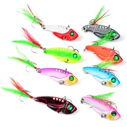 Señuelos de Pesca giratorios VIB de Metal, 5,5 cm, 11g, Wobblers, vibraciones, cuchara, señuelo de pesca, cebo Artificial duro para Lucio