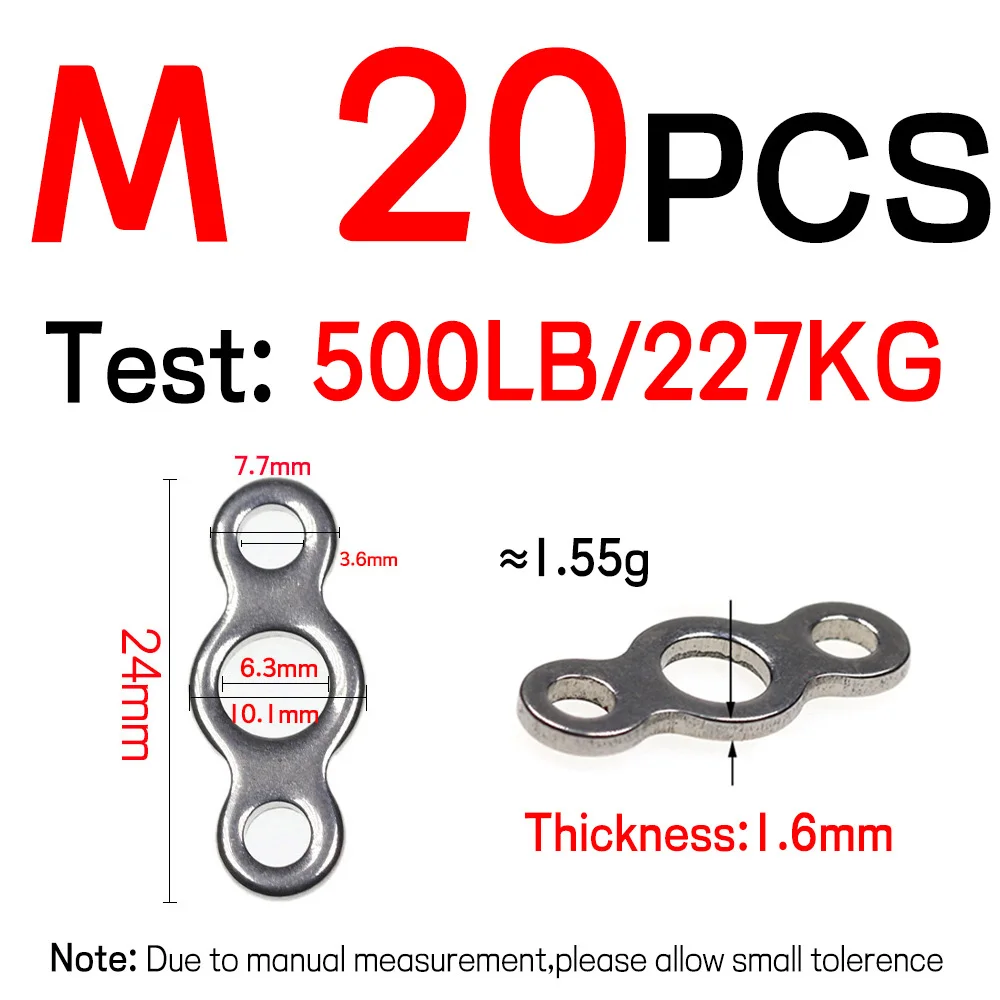 20pcs M 3 ring