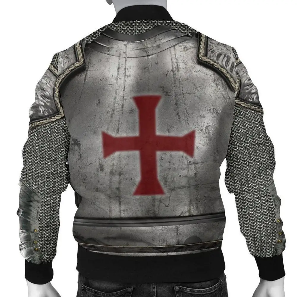 Chaqueta Bomber Invierno con Estampado 3D Templarios - imagen 2