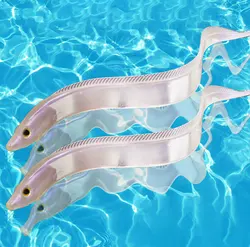 AS Señuelo blando Saury Swimbait silicona pesca barco