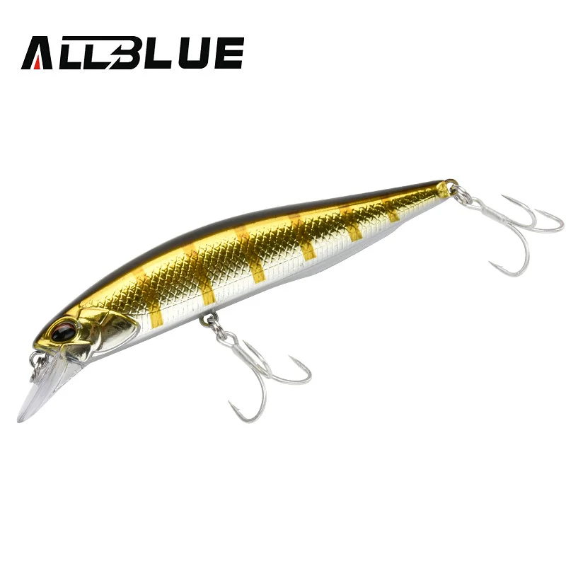 ALLBLUE-señuelo de pesca de lubina de agua salada, aparejo de cebo de piscardo de hundimiento pesado, Jerkbait de peso fijo, 100mm, 22G, 100SW - imagen 5
