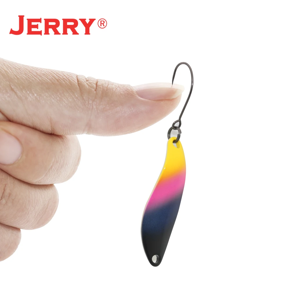 Jerry Kuyu-señuelo cuchara de Pesca, trucha Artificial, cebo giratorio de Metal, 7g, 6,5g, Jig Swimbait, aparejos de Pesca - imagen 5