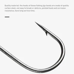 JOHNCOO Jig Head Ultra Ligero 1-7g para Vinilo – Anzuelo con púas