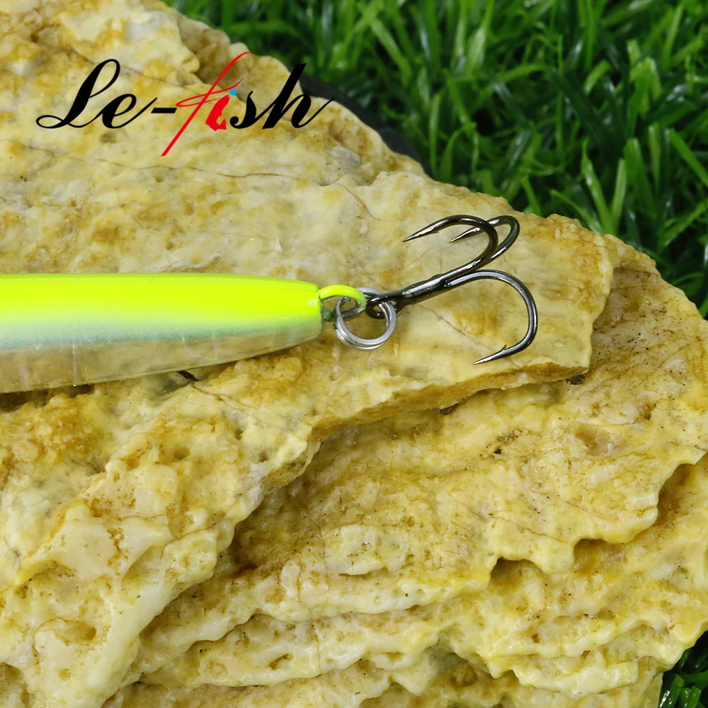 Le fish-señuelo de pesca de lápiz de 60mm y 6g, cebo duro de plástico Artificial para perca, Lucio, Zander