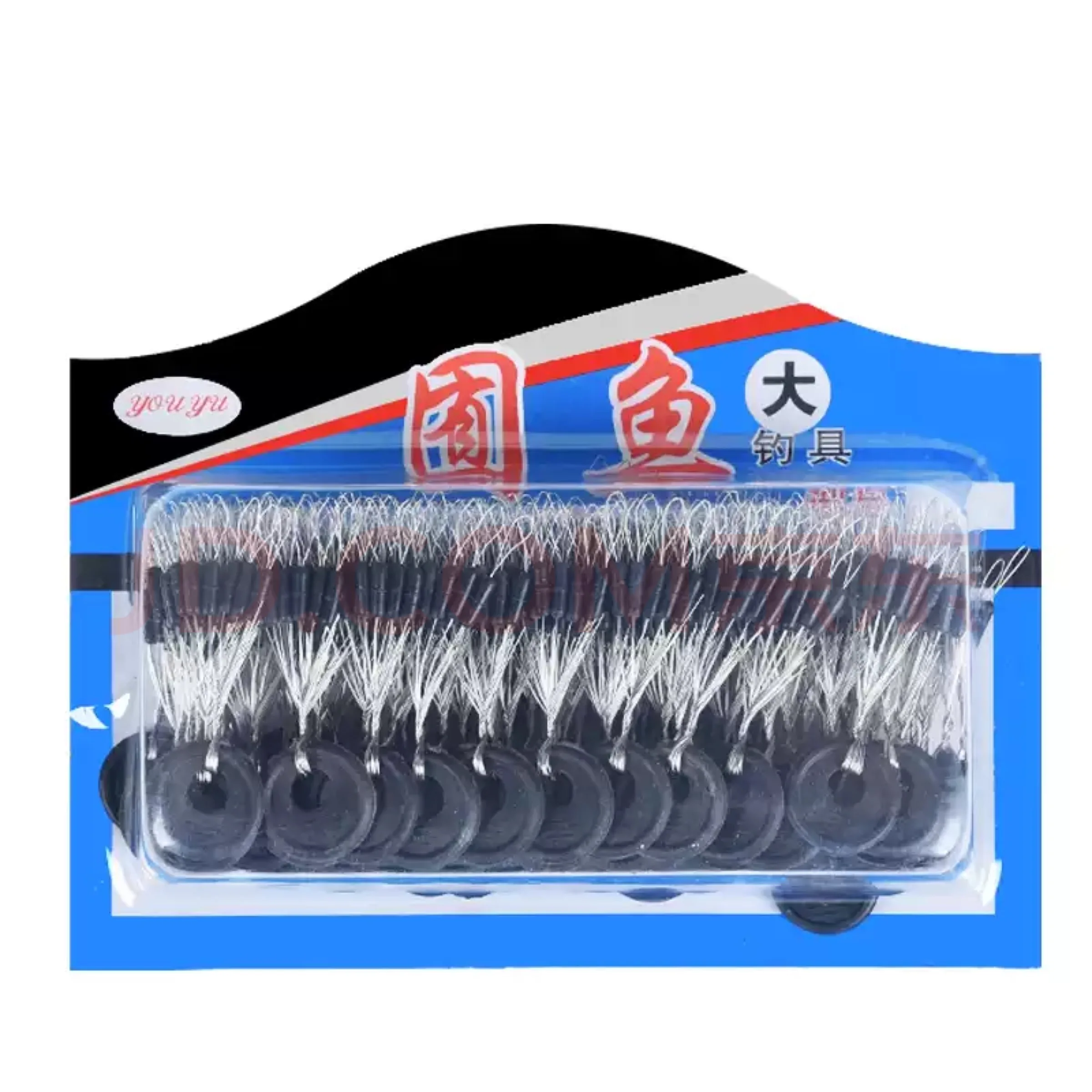 Bolas espaciales de goma de alta calidad para mar, accesorios de pesca con mosca, cebo giratorio, herramienta deportiva, cara, 10/20 unidades, 60/120 Uds. - imagen 3